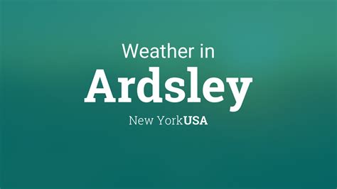 ardsley new york weather
